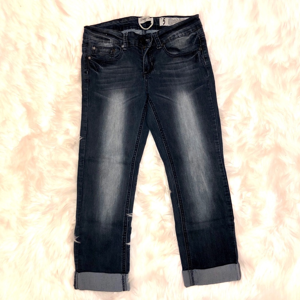 Indigo Jeans | Stretchy Gray Jean Capris | Size 6